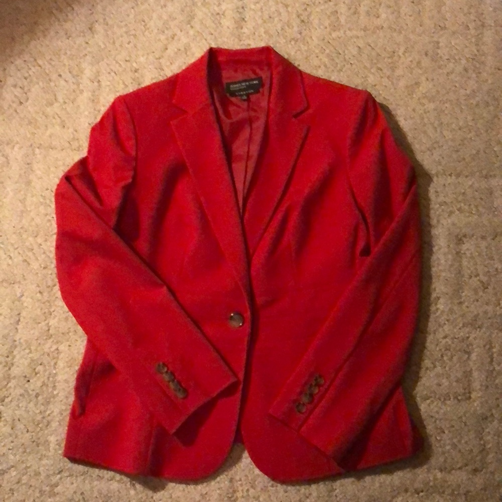 Jones New York Collection Red Blazer